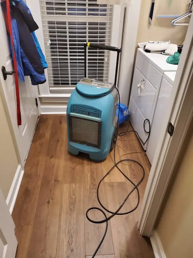 Commercial dehumidifier deployed for Flood Damage Cleanup in Santee